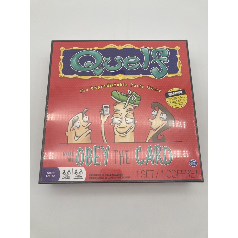 Quelf The Unpredictable Party Game - Board Game - New Sealed